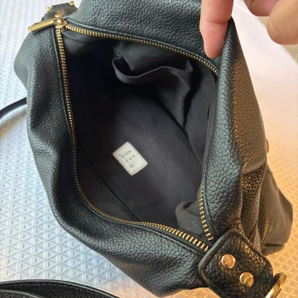 a new day Black Shoulder Bag with Gold Accents - Picture 7 of 8